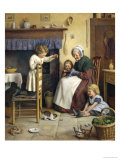 Playing with the Kittens Giclee Print by Joseph Clark