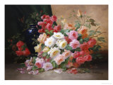 Romantic Roses Giclee Print by Alfred Godchaux