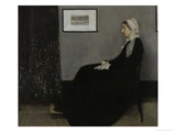 Arrangement in Grey and Black No.1: Portrait of the Artist's Mother, c.1871 Giclee Print by James Abbott McNeill Whistler