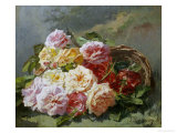 Romantic Roses Giclee Print by Pierre Bourgogne