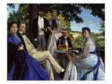 Family Portrait, c.1867 Giclee-trykk av Frederic Bazille Family Portrait, c.1867 Giclee-trykk av Frederic Bazille