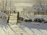 The Magpie, c.1869 Gicléedruk van Claude Monet