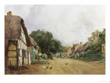 Cropthorne, Worcestershire Giclee Print by Thomas Liddell