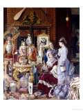 Choosing a Treasure Giclee Print by Belisario Gioja