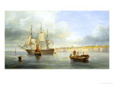 Calm Sea Giclee Print by John Wilson Carmichael