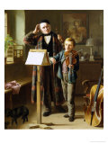 The Music Lesson Giclee Print by Just Jean Christian Halm The Music Lesson Giclee Print by Just Jean Christian Halm