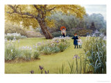 Walk in the Garden reproduction procédé giclée par Frederick Hamilton Jackson