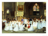 Confirmation at Villiers le Bel reproduction procédé giclée par Theophile E. Duverger