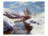 Bright Winter's Day Giclee Print by Ivan Fedorovich Choultse
