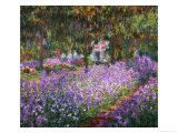 Le jardin de l'artiste à Giverny, 1900 reproduction procédé giclée par Claude Monet