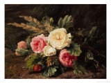 Study of Roses Giclee-trykk av Gerardina Jacoba Backhuysen