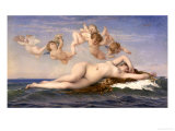 The Birth of Venus, c.1863 Reproduction procédé giclée par Alexandre Cabanel