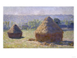 Haystack, Late Summer, c.1891 Reproduction procédé giclée par Claude Monet