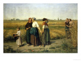 The Reapers, c.1860 Giclee-trykk av Jules Breton