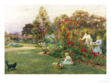 In the Artist's Garden, Yapton, Sussex Giclee Print by Thomas J. Lloyd