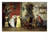 The Portrait Giclee-trykk av F. Beda