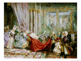 The Cardinal's Visit, c.1901 Giclee Print by Salvador Sanchez Barbudo