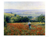 In the Poppy Field Giclee Print by Leon Giran-max