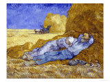 Midday Rest (after Millet), c.1890 Giclee Print by Vincent van Gogh