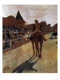 Racehorses at the Grandstand, c.1866 Giclee Print by Edgar Degas