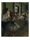 The Dance Class, c.1875 Lámina giclée por Edgar Degas