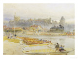 Punting at Windsor, c.1889 Giclee Print by Albert Goodwin