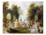 La Fete Champetre reproduction procédé giclée par Henry Andrews