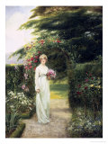 In the Rose Garden Giclee Print by Henry John Yeend King In the Rose Garden Giclee Print by Henry John Yeend King