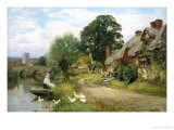 Summer Idyll Reproduction procédé giclée par Henry John Yeend King