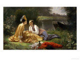 The Lover's Picnic reproduction procédé giclée par Auguste Hadamard