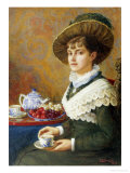 Té de tarde (tamaño reducido) Lámina giclée por Elizabeth S. Guinness Té de tarde (tamaño reducido) Lámina giclée por Elizabeth S. Guinness