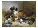 Soporific Family Giclee Print by Benno Adam