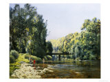Summer's Day on the River reproduction procédé giclée par Emile Cagniart