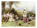 Welcome Refreshment Giclee Print by Myles Birket Foster
