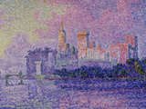 Papal Palace in Avignon, c.1900 Giclee Print by Paul Signac