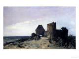 Castle Rosemont's Ruins, c.1861 Stampa giclée di Johan-Barthold Jongkind Castle Rosemont's Ruins, c.1861 Stampa giclée di Johan-Barthold Jongkind