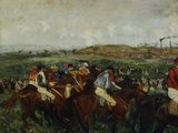 Gentlemen Race, Before the Start, c.1862 reproduction procédé giclée par Edgar Degas
