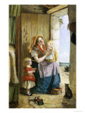 Cottage by the Sea Giclee-trykk av John Burr