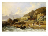 The Marine Parade, Hastings Giclee Print by Richard Hume
