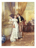 Hearts and Trumps Giclee Print by George Goodwin Kilburne