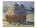 Haystack, Late Summer, c.1891 Reproduction procédé giclée par Claude Monet