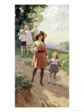 Wild Roses Giclee Print by Percy Tarrant