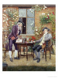 The Rival Florists in Deep Discussion (detail) reproduction procédé giclée par Edward Killingworth Johnson