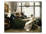 Planning the Grand Tour Giclée-Druck von Max Volkhart