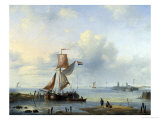 Fischer Giclée-Druck von Louis Verboeckhoven