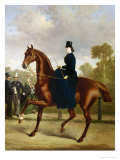 Afternoon Ride in Hyde Park, London Giclee Print by Alfred Frank De Prades