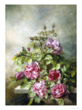 Romantic Roses Giclee Print by Claude Massman