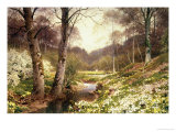Springtime at Tillingbourne, Surrey Giclee Print by Harold S. Palmer