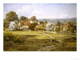 View of Fittleworth, Sussex Giclee Print by Edward Wilkins Waite