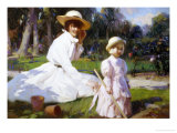 Her Own Garden Giclée-Druck von John Richard Townsend